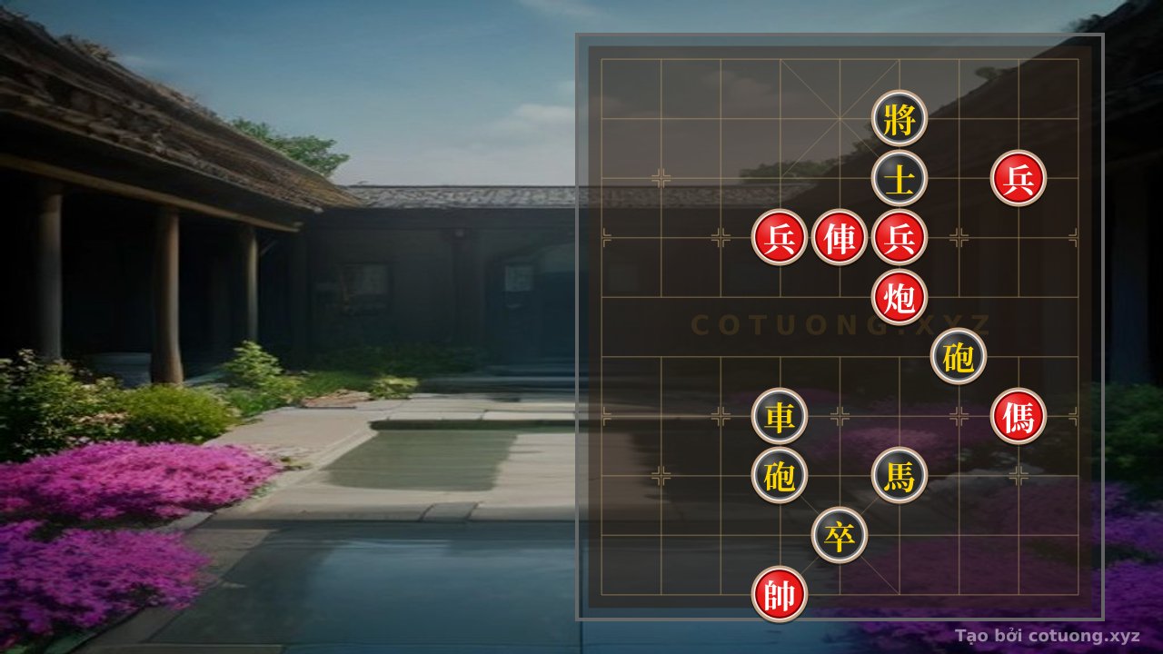 Thế cờ: Crazy Xiangqi: Red's Strong Attack Strategy — Cờ Tướng Online