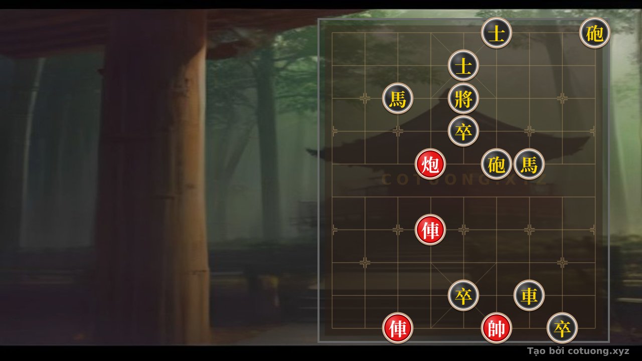 Thế cờ: Defeat the Red Army with a Sharp Strategy — Cờ Tướng Online