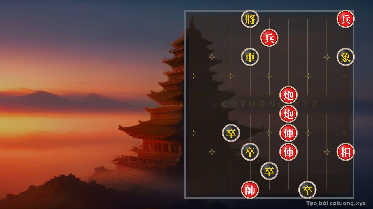 Thế cờ: Xiangqi Master's Secret: 2 Rooks, 2 Cannons, 2 Pawns vs. 4 Pawns - The Surprising Sacrifice Opening — Cờ Tướng Online