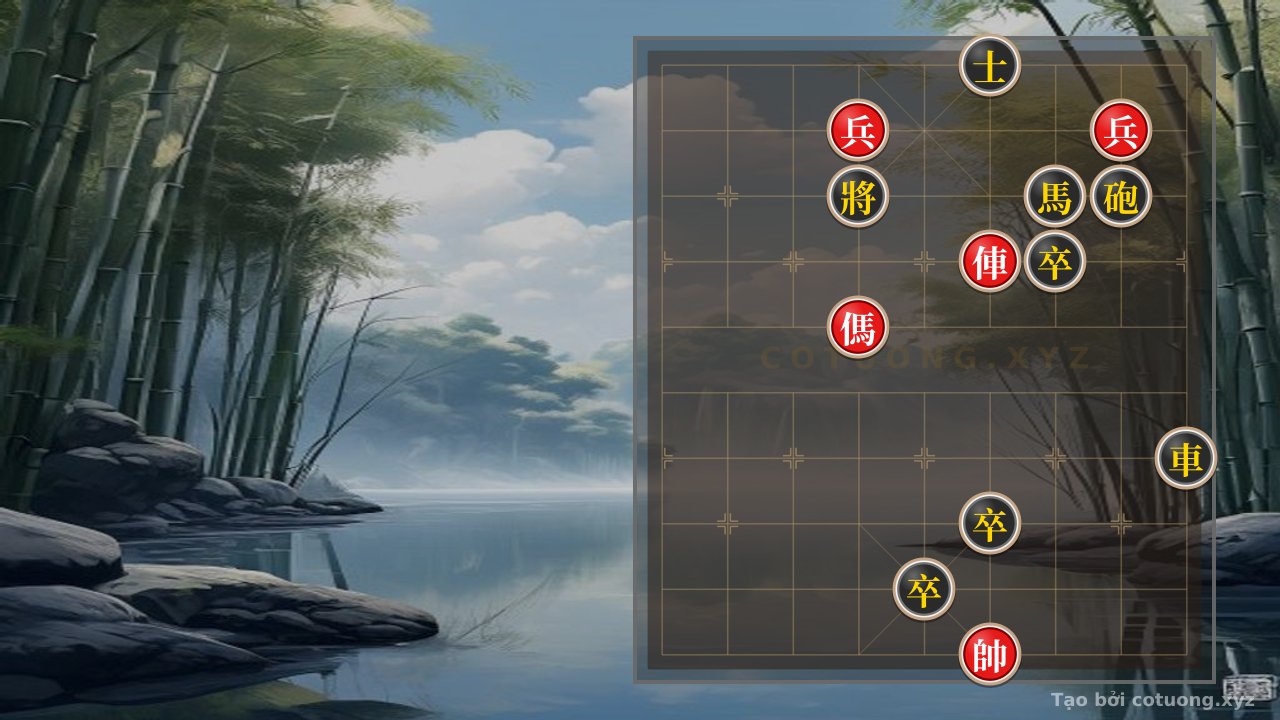 Thế cờ: Secret Tactics: The Red Chariot's Lone Stand Against the Black Cannon — Cờ Tướng Online