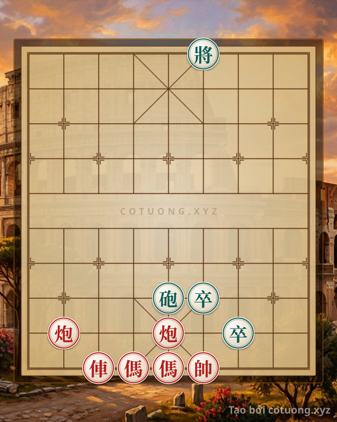 Challenge: Xiangqi: Double Horse Bloodbath - Extreme Counterattack Tactics for the Red Army - Can you solve it?