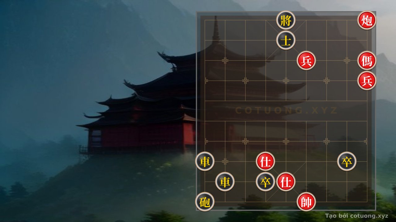 Thế cờ: The Secret of the 'Empty Cannon' Strategy in the Historic Battle: How the Red Side Won with 36 Moves — Cờ Tướng Online