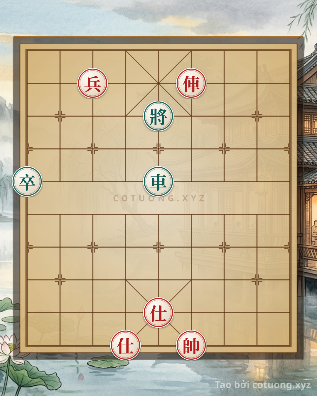 Challenge: Red General's Reclaimed Troops: Red Pawn at 7th File, 9th Rank Attacks Black Chariot at 5th File, 6th Rank - Can you solve it?