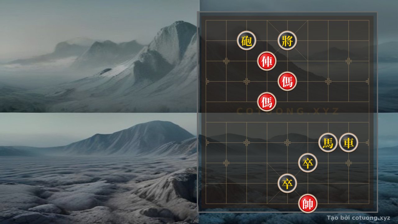 Thế cờ: Black Cannon on File 3 - Tactical Lessons from the Game 'Red Chariot Advances, Black Horse Counters' | Xiangqi Strategy Tips for Red Player — Cờ Tướng Online