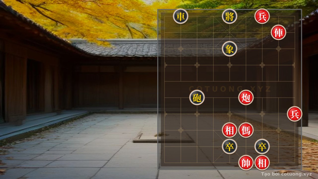 Thế cờ: Red Chariot Retreats 2: The 'Eight Generals' Strategy in Xiangqi — Cờ Tướng Online