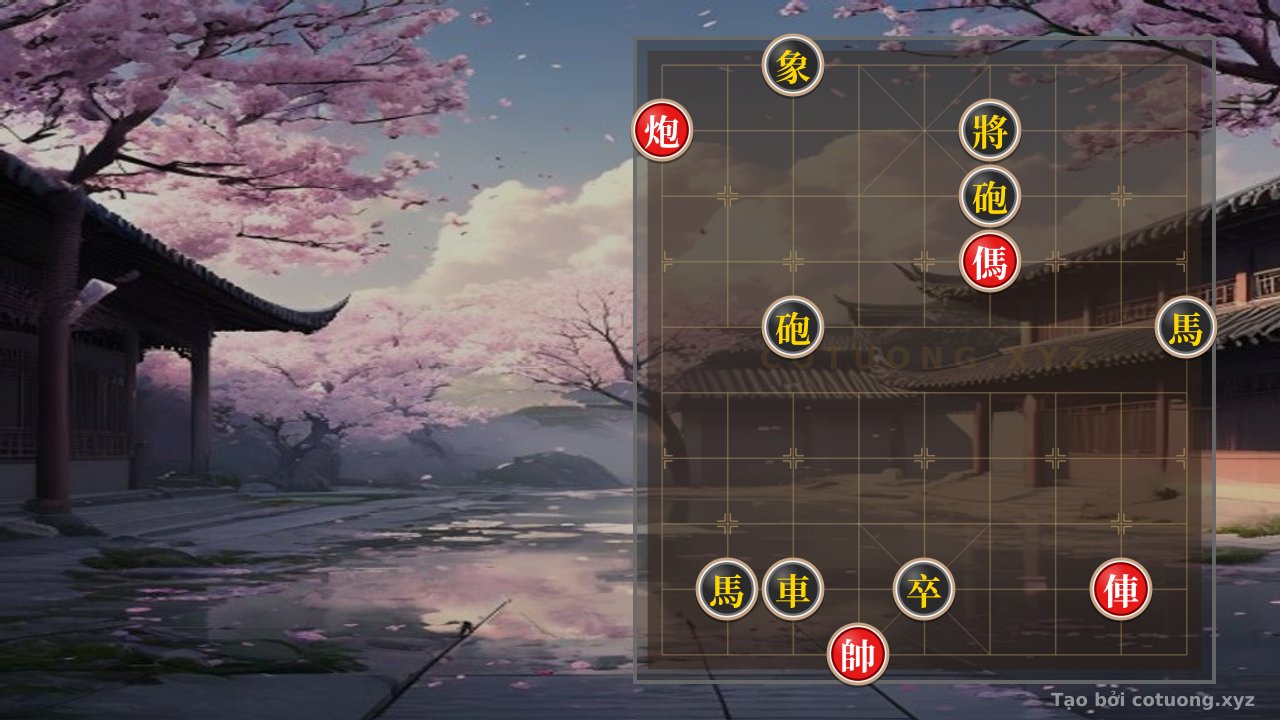 Thế cờ: Red Cannon Breakthrough on 9th Rank 9th File - Red General Breakthrough on 4th File 7th Rank: Surprise Strategy — Cờ Tướng Online