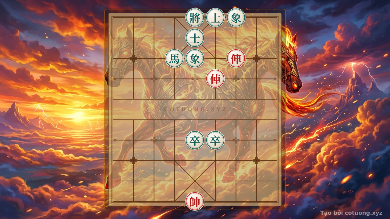 Thế cờ: Silent Enemy on File 1: 
