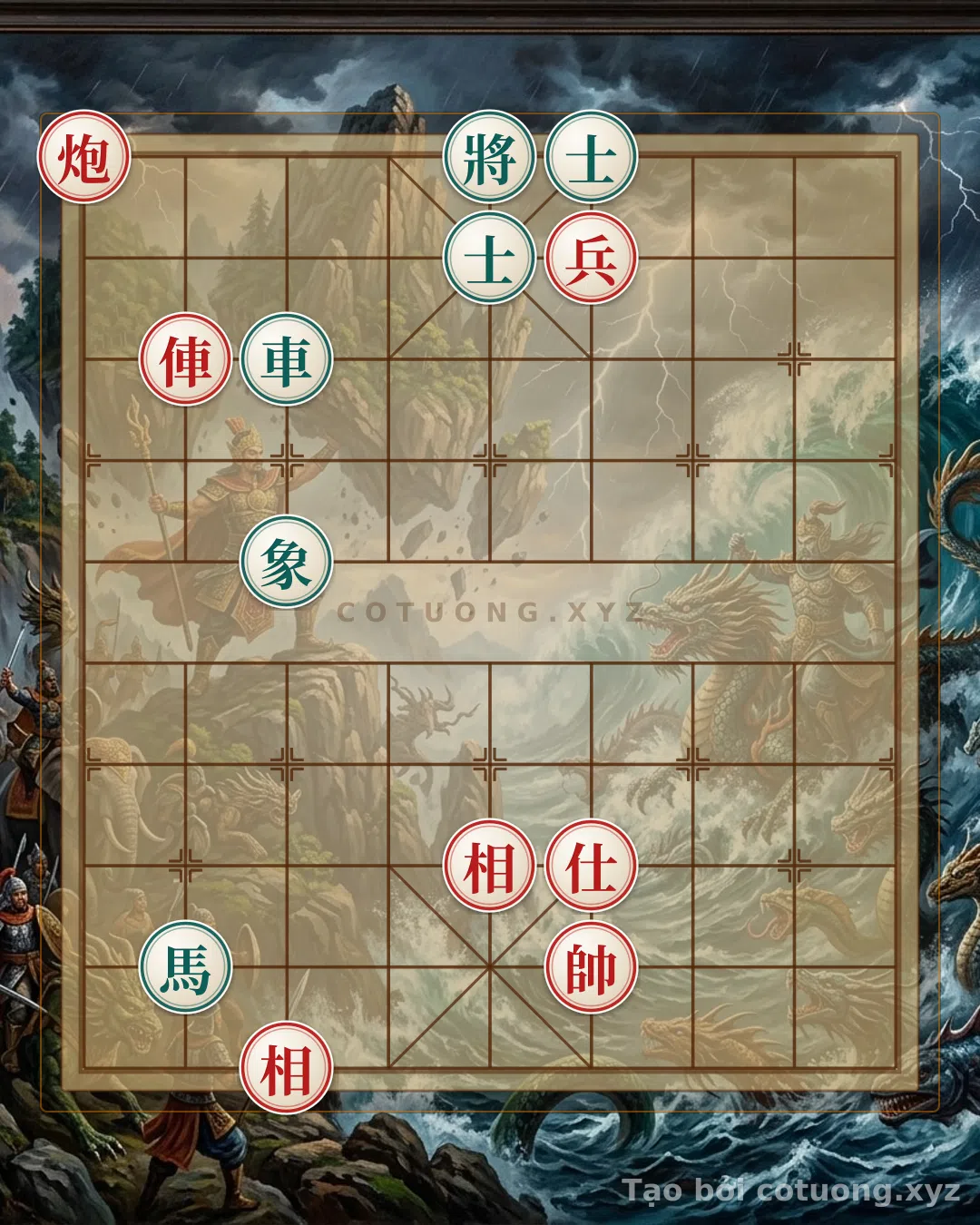 Challenge: The Art of Defensive Counterattack in Xiangqi: Cannon 9 and Pawn Activation - Can you solve it?