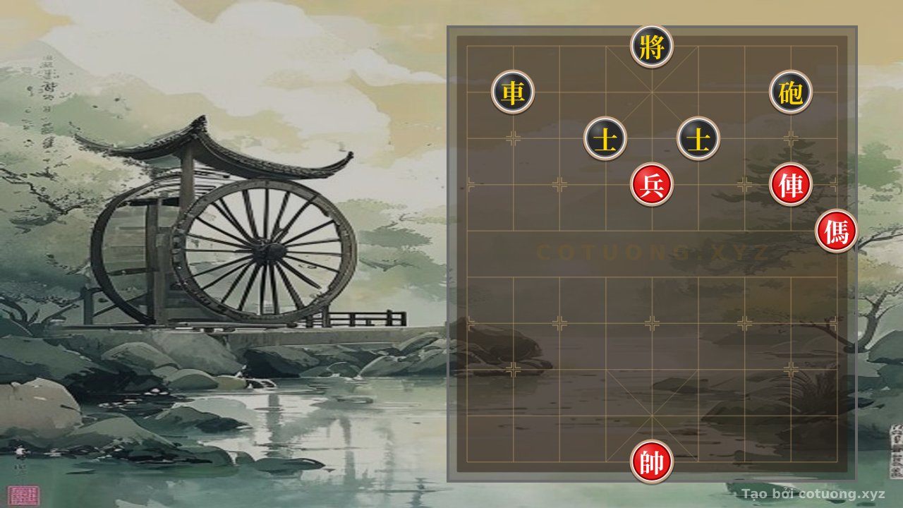Thế cờ: Xiangqi 'Double Horse Formation' - Strategy to Defeat the Black Cannon in the Double Horse Formation — Cờ Tướng Online