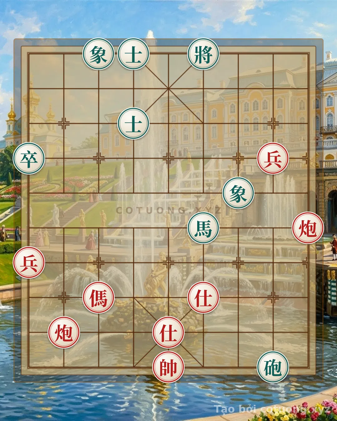 Challenge: Xiangqi Master's Secret: Dominating the 2 Cannons, Horse, 2 Pawns vs. Cannon-Horse-Pawn Formation - When the Fog of War is Torn Asunder - Can you solve it?