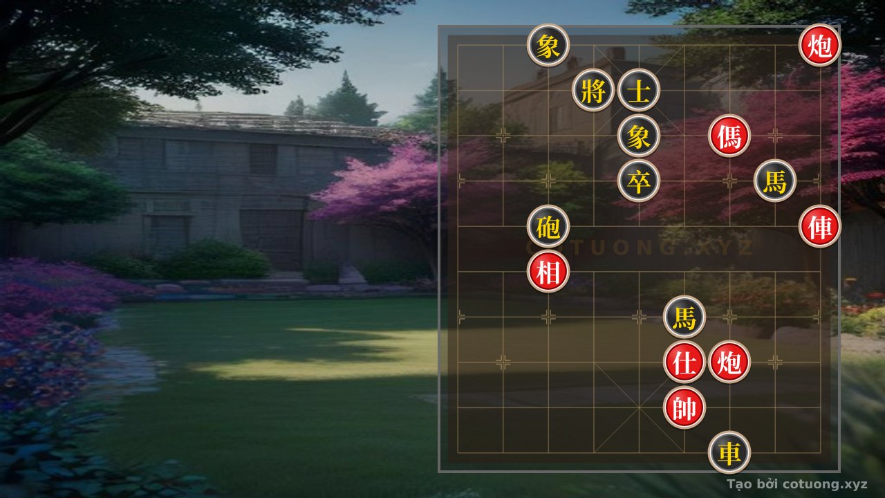Thế cờ: Classic Xiangqi Secret: Red Chariot's Deadly Thrust - Can Black Survive? — Cờ Tướng Online