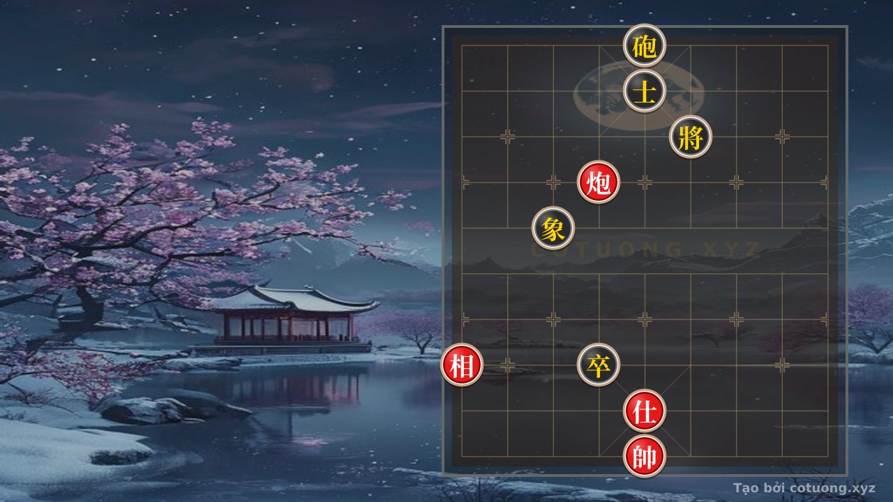 Thế cờ: Art of Defensive Counterattack: Red Cannon at 6-7 vs. Black Advisor at 5-9 — Cờ Tướng Online