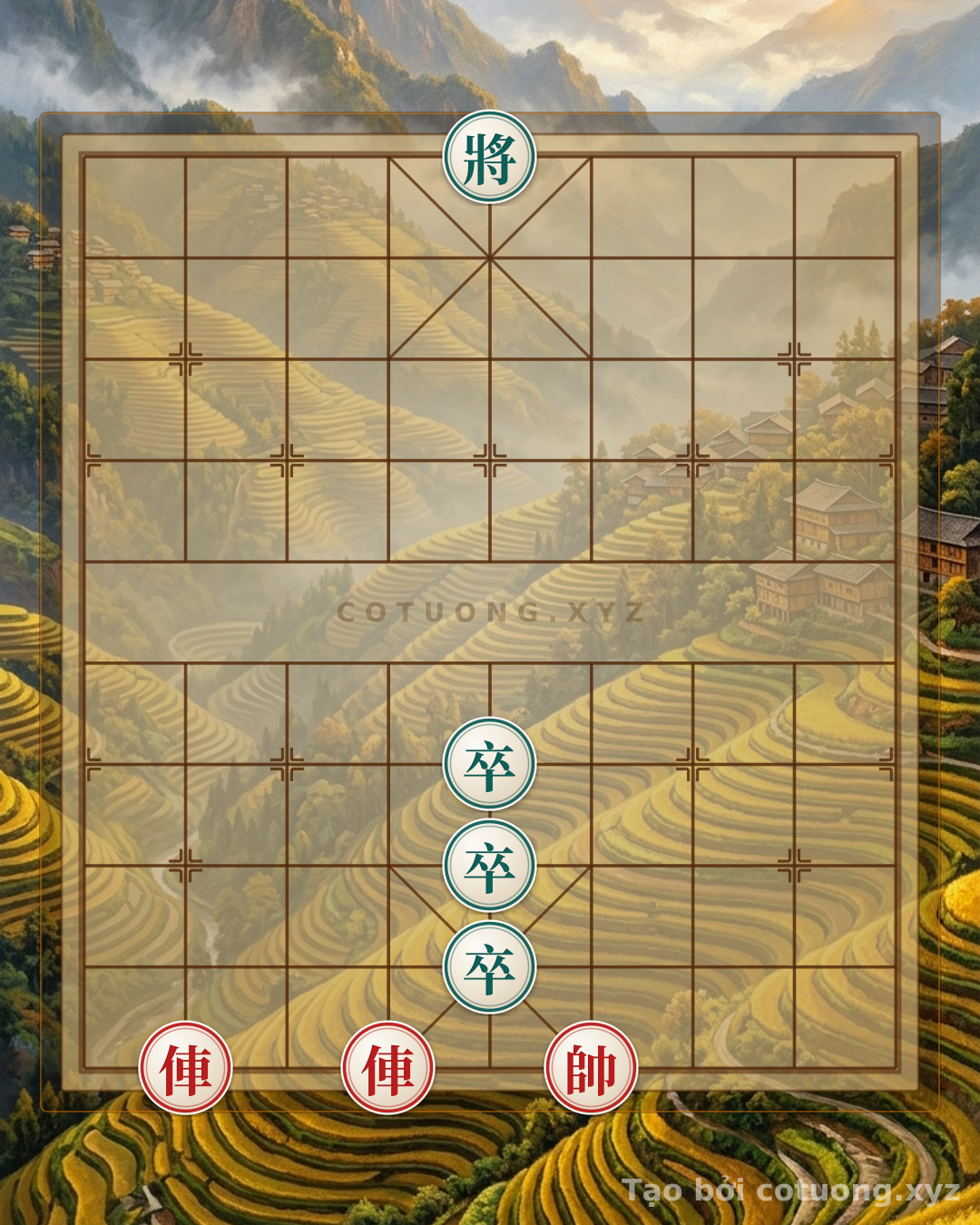 Thế cờ: Master's Quick Checkmate Trick: Two Red Chariots Crush Three Black Pawns in an Instant! — Cờ Tướng Online