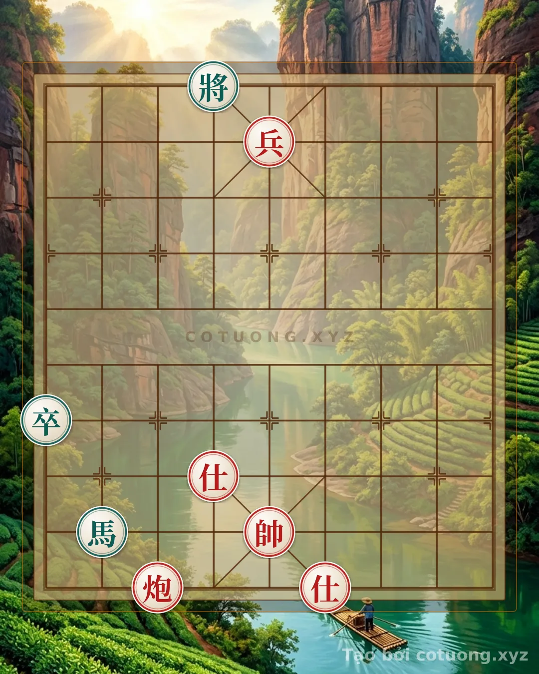 Challenge: Xiangqi Formation: Black Defends Like Bạch Đằng Against Xích Bích - Strategy of Persistence and Counterattack - Can you solve it?
