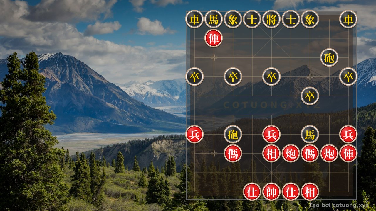 Thế cờ: The Difficult River and Lake Formation: 2 Rooks, 2 Cannons, 2 Horses, 3 Pawns vs. 2 Rooks, 2 Cannons, 2 Horses, 5 Pawns - Winning Strategy — Cờ Tướng Online