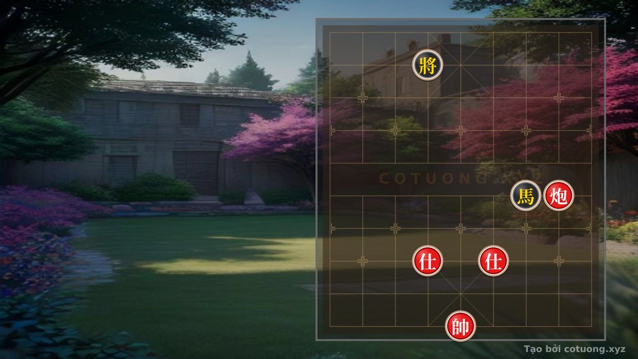 Thế cờ: Xiangqi: Defensive Tactics with 1 Black Horse and 1 General, Learning from Historical Lessons — Cờ Tướng Online