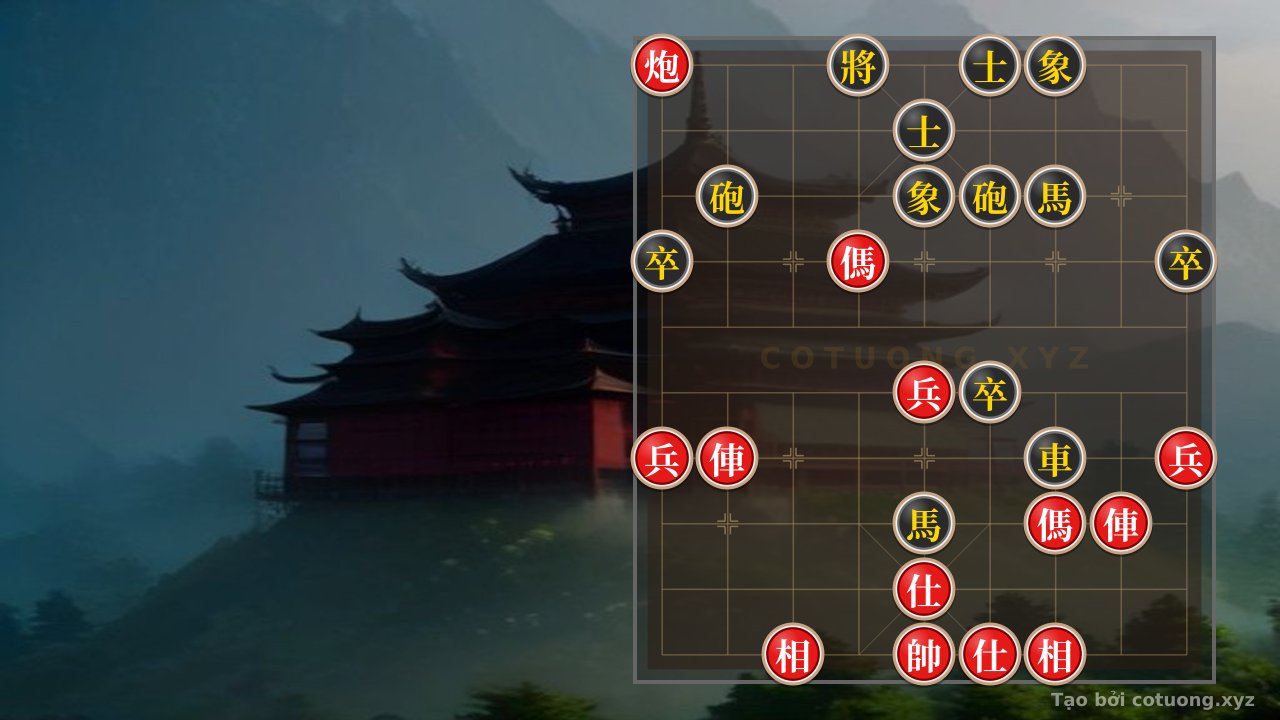 Thế cờ: Xiangqi: Double Horse Face-to-Face Strategy - Secrets to Winning from the First Move — Cờ Tướng Online