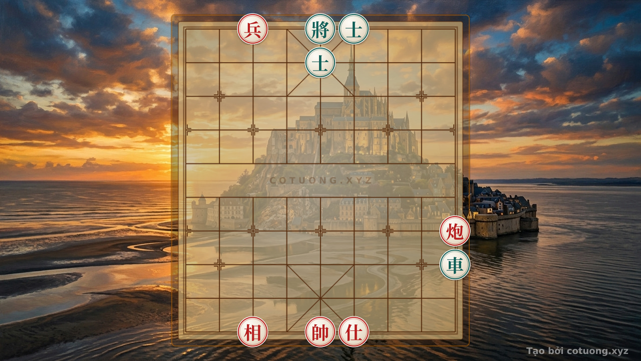 Thế cờ: Red Pawn at 7-10: How to Defeat the Black Rook at 9-3 in 3 Moves — Cờ Tướng Online