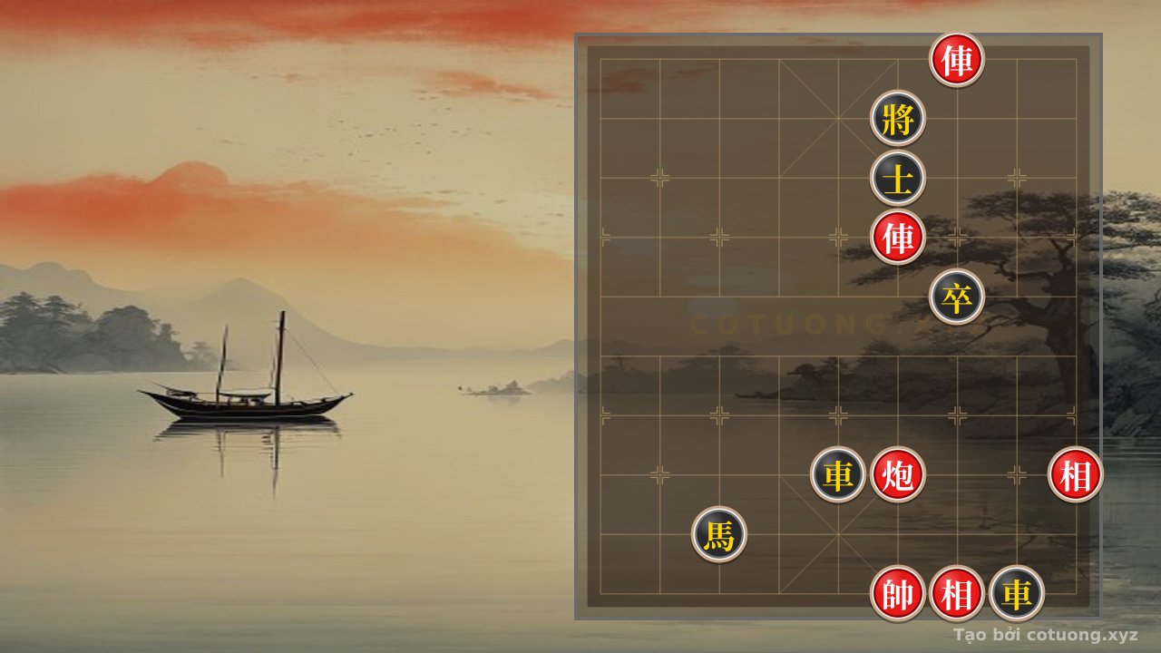 Thế cờ: Red Chariot Blitz: The Pearl Clash on the Chessboard - One-Move Decisive Strike — Cờ Tướng Online