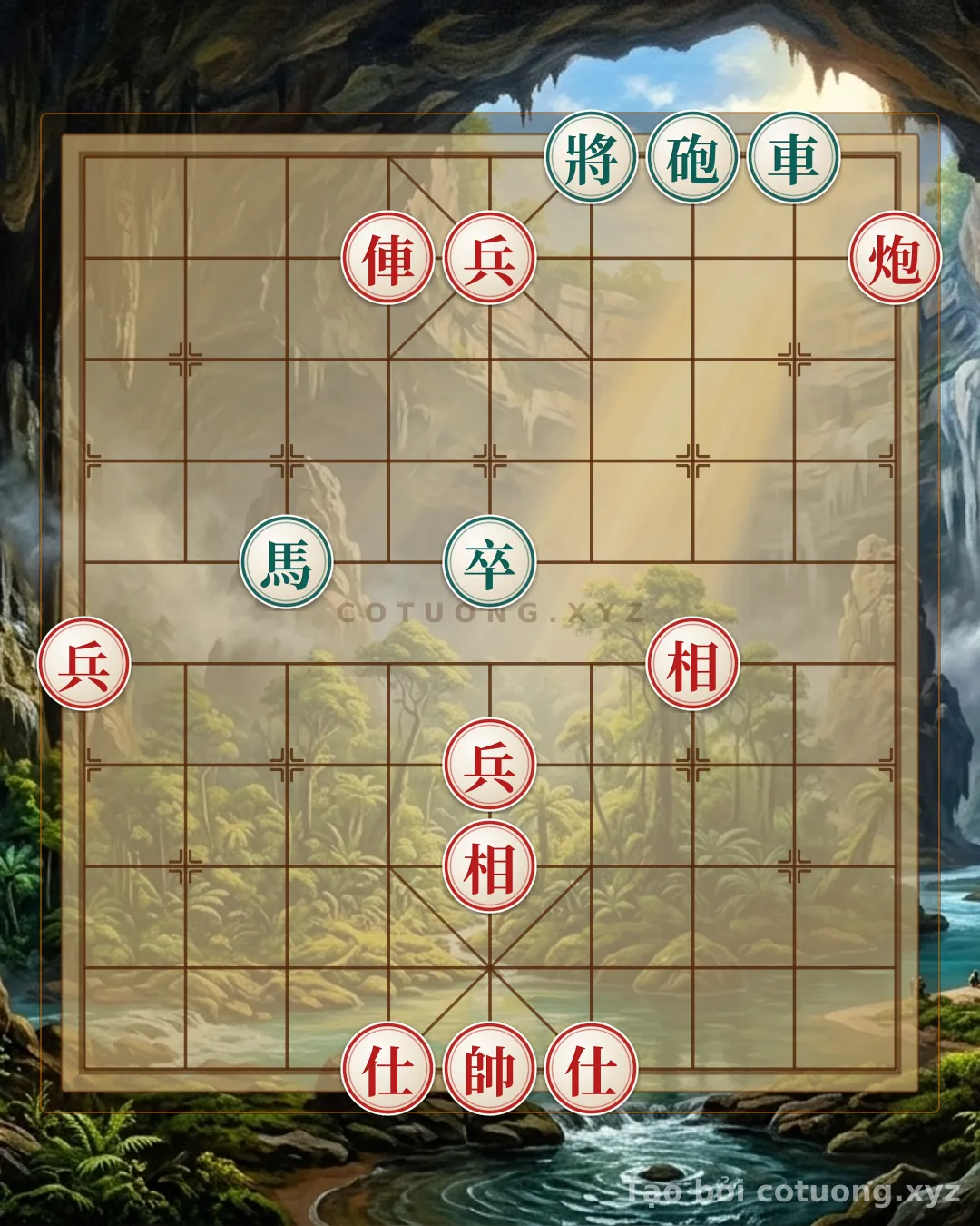 Challenge: The Mystical Three Pawns Rook Cannon Strategy: The Legendary Move That Defeats the Black General's Exposed Position - Can you solve it?