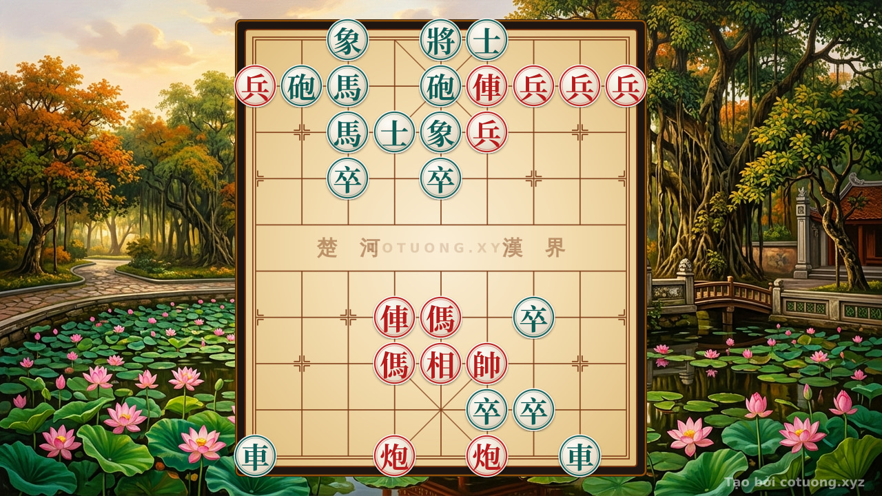 Thế cờ: Xiangqi: Red Chariot Breaks Black Cannon's Formation - Opening Tactics of 'Heavenly Emperor's Sudden Strike' — Cờ Tướng Online