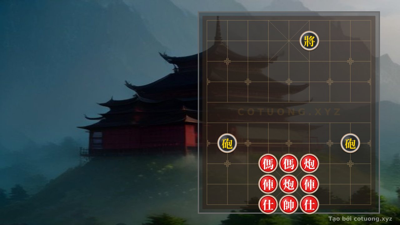 Thế cờ: Red Horse Interlocking Legs: The Most Concise Checkmate Strategy for the Red Rook — Cờ Tướng Online