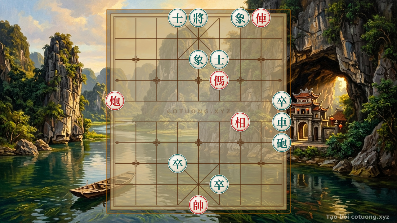 Thế cờ: Psychological Pressure Tactics in Xiangqi: The Perspective of the Red Rook on File 2 — Cờ Tướng Online