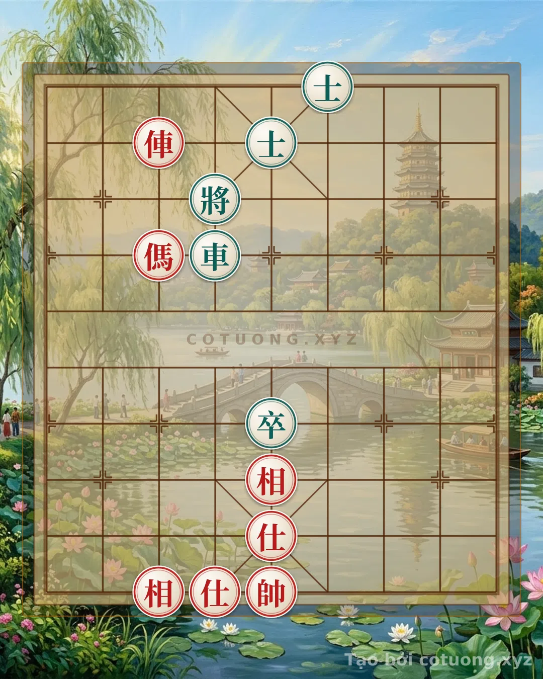 Thế cờ: The Secret of the Rook-Horse Combination: Flipping the Board in One Move — Cờ Tướng Online
