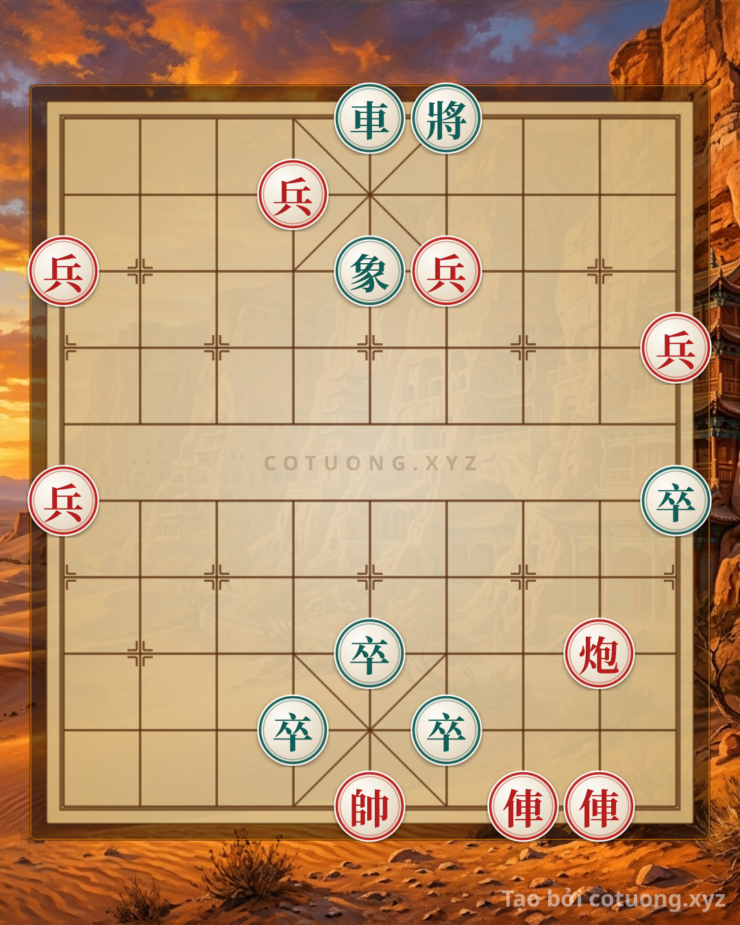 Challenge: Black Chariot on File 5 Rank 10 – Ultimate Counterattack Strategy Against the Red Cannon Formation - Can you solve it?