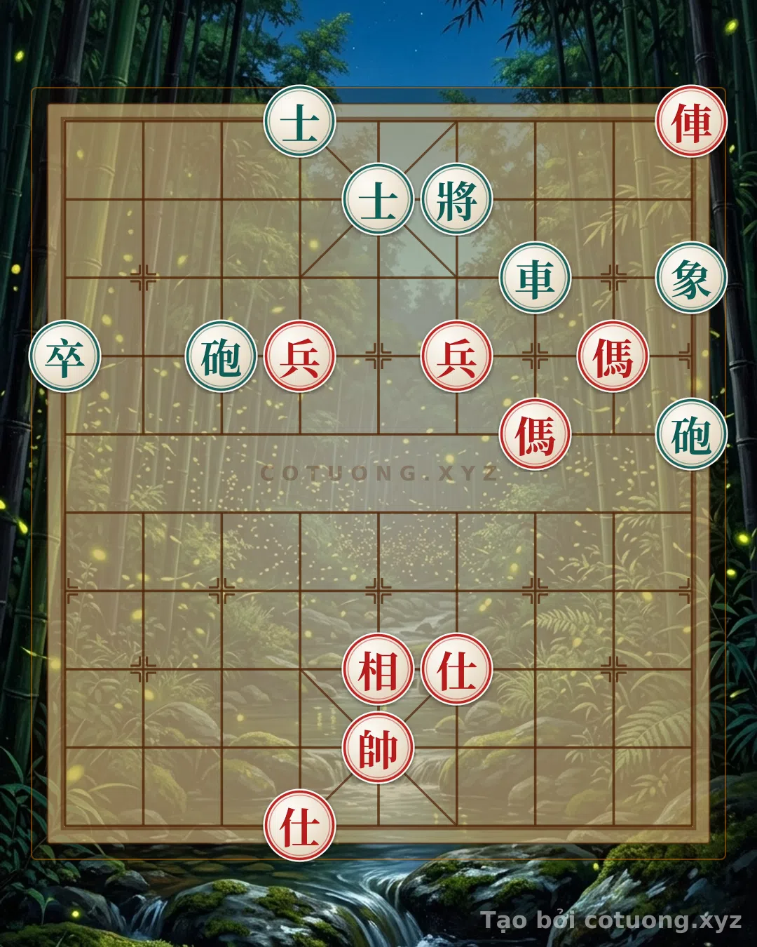 Challenge: Defeating the Black's Double Horse Leg Formation: The Strategy of Red General - Can you solve it?