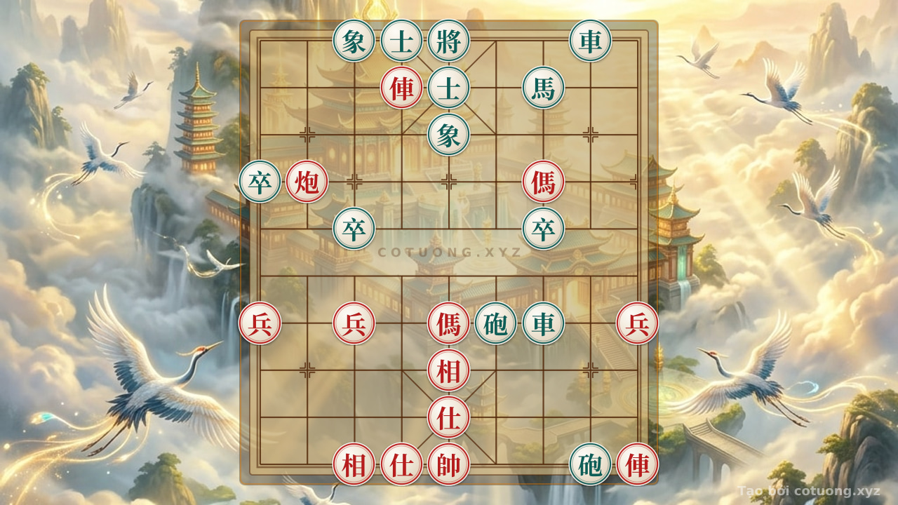Thế cờ: Xiangqi Counterattack Blitz: Mastering the Art of Defending Against Black's Aggressive Play — Cờ Tướng Online