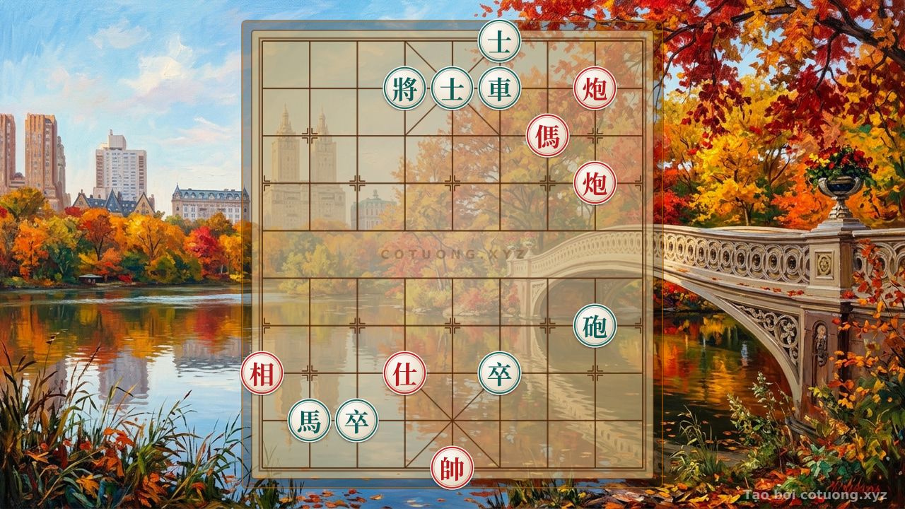 Thế cờ: Hidden Counterattack: The Art of Defending Against Deadly Threats in Xiangqi — Cờ Tướng Online