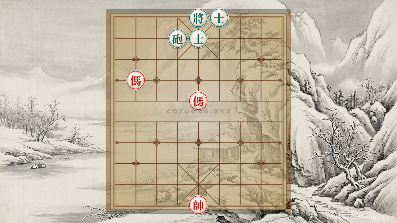 Thế cờ: Xiangqi: Double Horse vs. Cannon - Defensive Tactics for the Black Side — Cờ Tướng Online