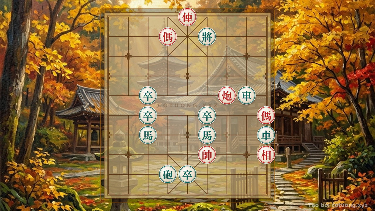 Thế cờ: Xiangqi: The Secret Behind Red Chariot on 5th Rank 10 - Breaking Black's Strategy — Cờ Tướng Online