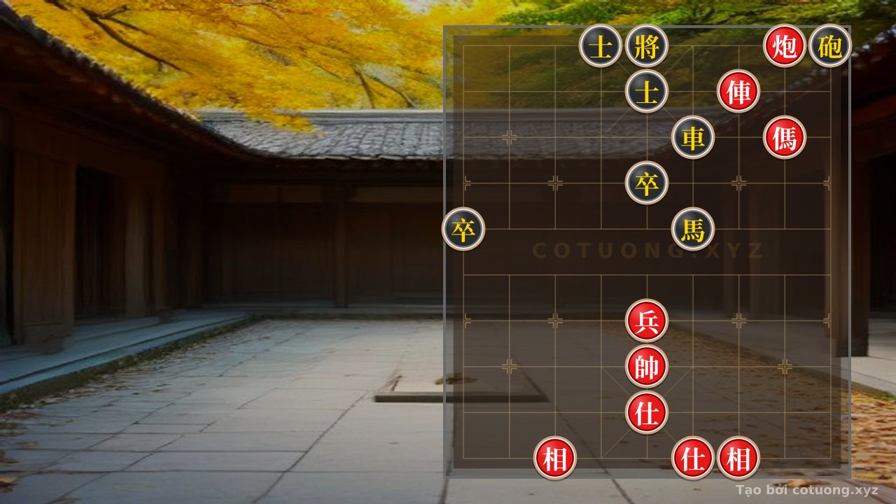 Thế cờ: Master Strategy: Red Chariot Cannon Horse Checkmate Black's Chariot Cannon Horse in 3 Moves - Free Chinese Chess Online — Cờ Tướng Online