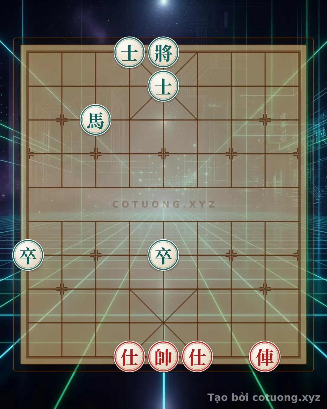 Thế cờ: Xiangqi: 'Red Chariot Exposed 2' - A Harmonious Chess Symphony — Cờ Tướng Online