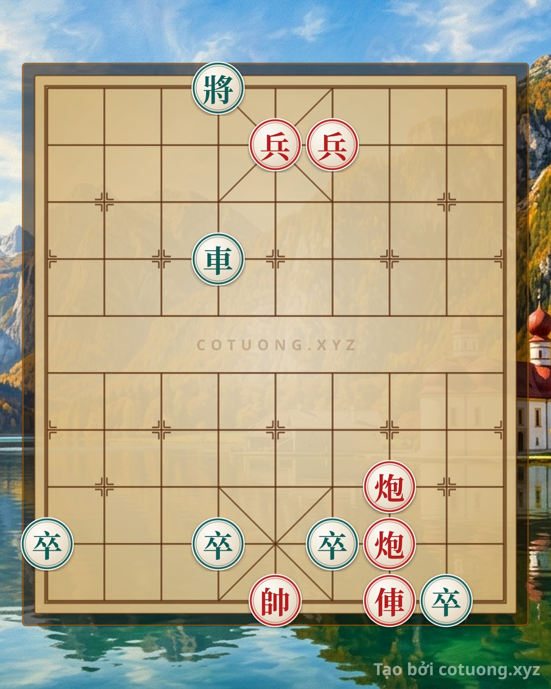 Challenge: Red General's Advance: 'Empty Cannon Trap' and 'Black General's 4th File Bridge' – Red's Flipping Technique - Can you solve it?