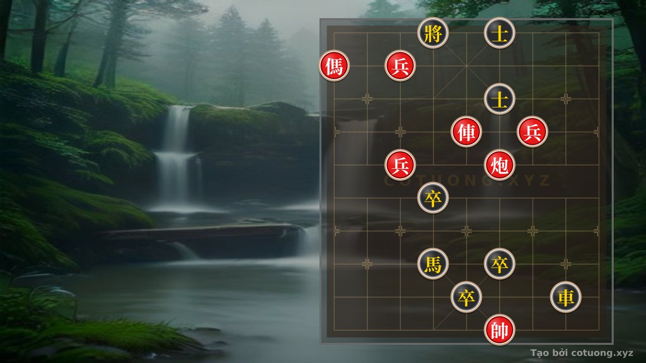 Thế cờ: Xiangqi: Strategy 'Red Cannon Exposed at 4th Rank, 6th File' - Defensive Tactics from the Black Side Perspective — Cờ Tướng Online