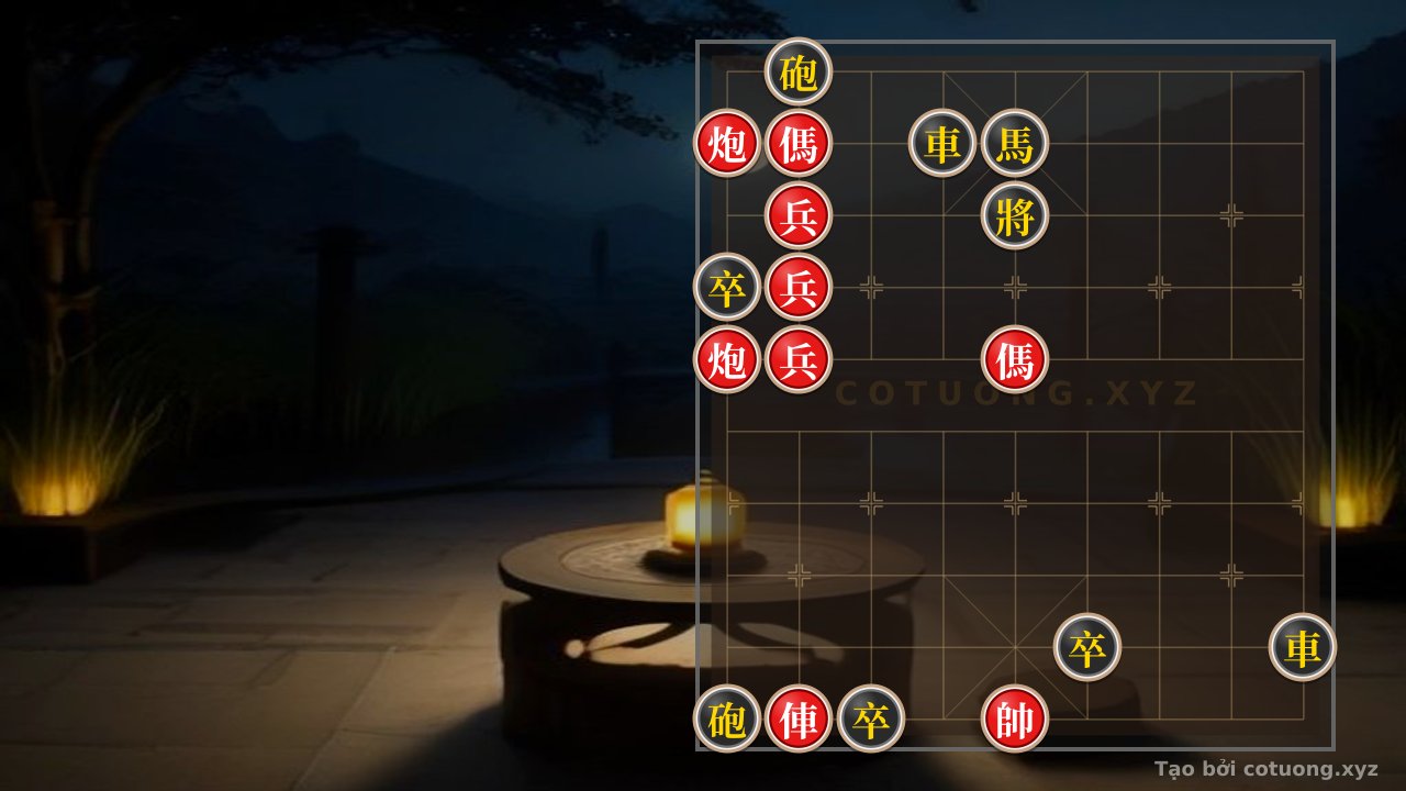 Thế cờ: Red Cannon at 9f9: Assassination Tactics in Chinese Chess — Cờ Tướng Online
