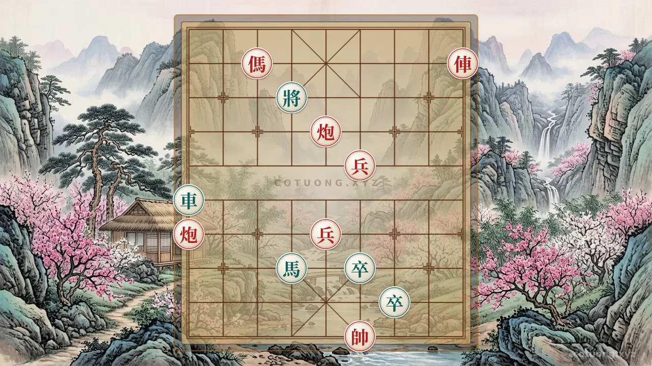 Challenge: Chariot File 1, Knight File 7, and Pawns besiege General File 4 - Can you solve it?