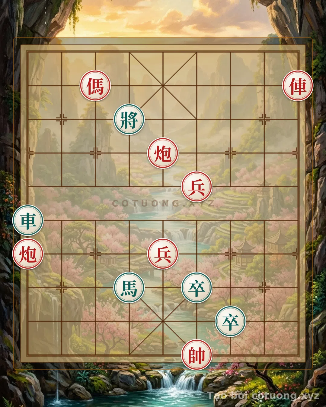 Thế cờ: Black Stone Attack Secret: 