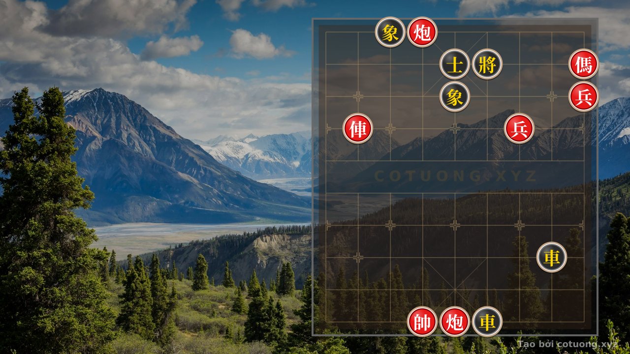 Thế cờ: The Divine Defense: Mastering the Red Cannon's Assault in Xiangqi — Cờ Tướng Online