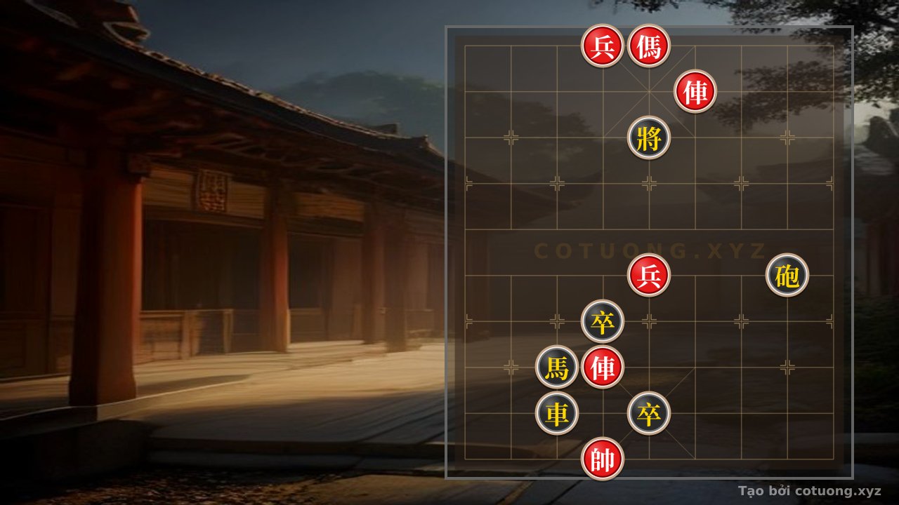 Thế cờ: The Secret Trick to Defeat the Difficult Xiangqi Opening: Two Rooks, Two Horses, and Two Pawns vs. Rook, Cannon, Horse, and Two Pawns - The Art of the Sniper Shot from the Battle of Red Cliffs — Cờ Tướng Online