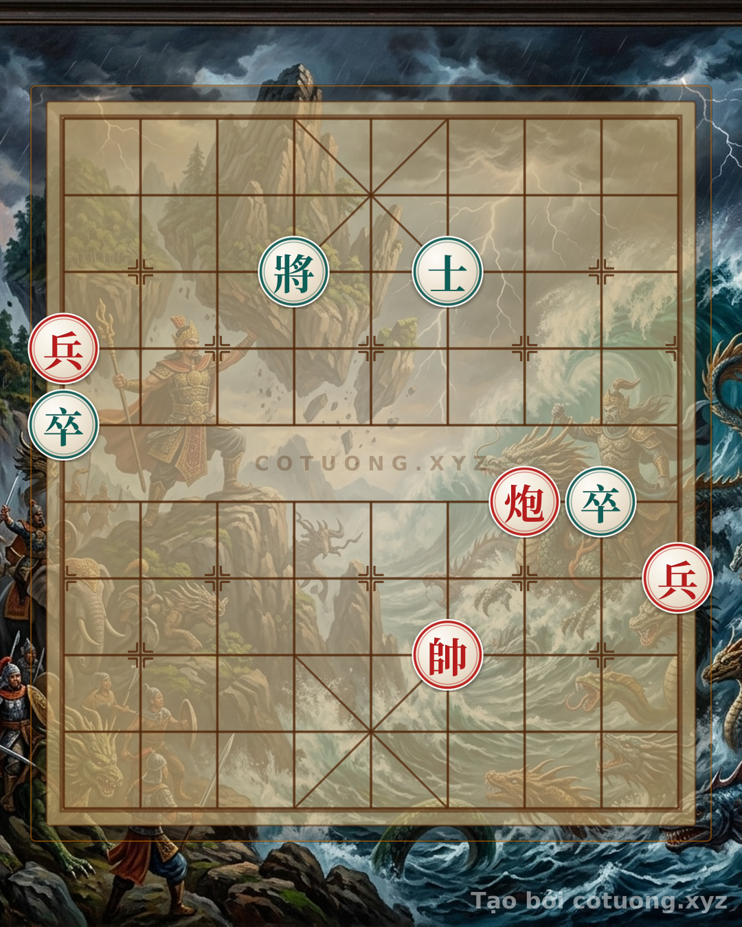 Challenge: Mysterious Chess Formation: Red Cannon Opens Fire, Black General in Danger - Destructive Tactics in Just 3 Moves - Can you solve it?