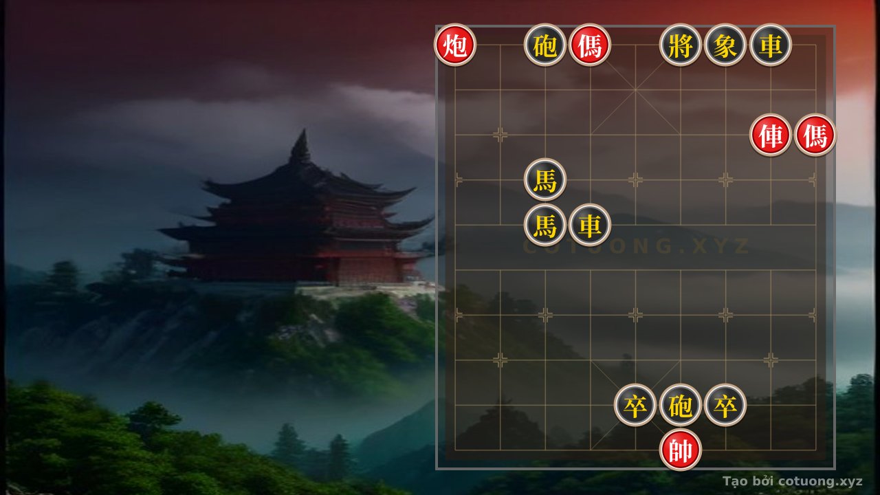 Thế cờ: Red Cannon on 9th File, 10th Rank: Defensive Counterattack Tactics in Xiangqi — Cờ Tướng Online