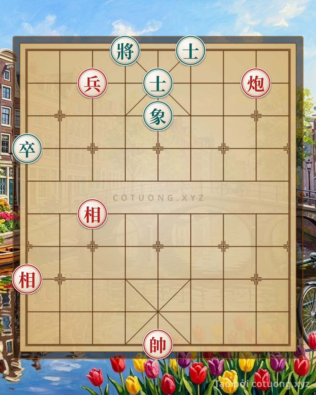 Challenge: Red General's Breakthrough: The Trick to Luring the Black General in the 'Empty Cannon' Formation - Can you solve it?