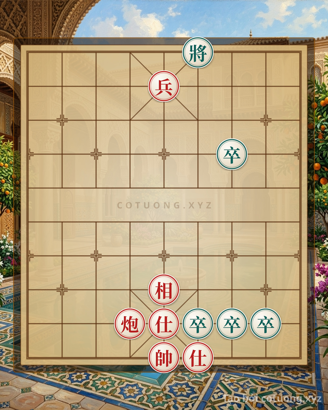 Challenge: Zing Xiangqi Online: The Secret Defense Tactics for the Black Side When Facing Only 4 Pawns and the General - The Blazing Black Fire Strategy! - Can you solve it?