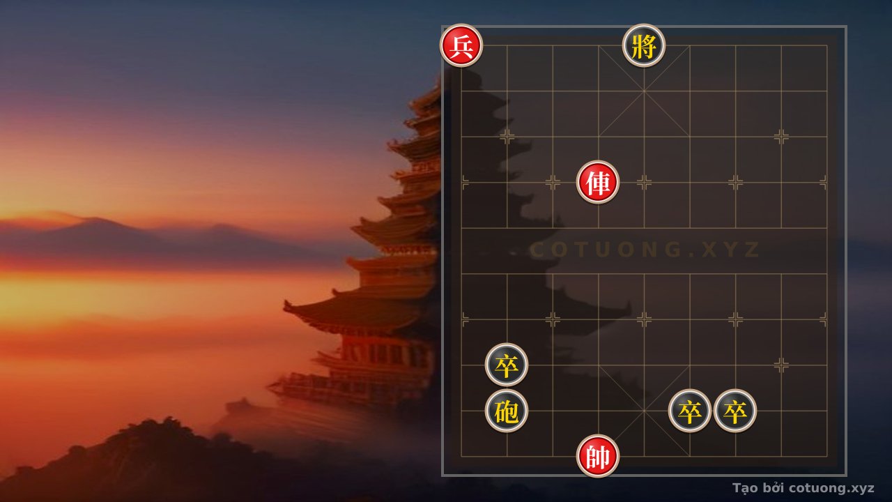 Thế cờ: Xiangqi: Red's Opening Strategy - Rook Directly Attacks Black General in 3 Moves — Cờ Tướng Online