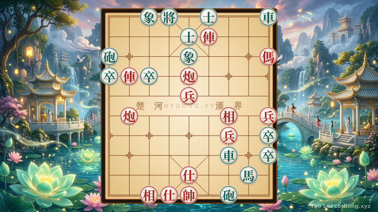 Thế cờ: The Red General's Secret: Hidden Tactics in Basic Moves — Cờ Tướng Online