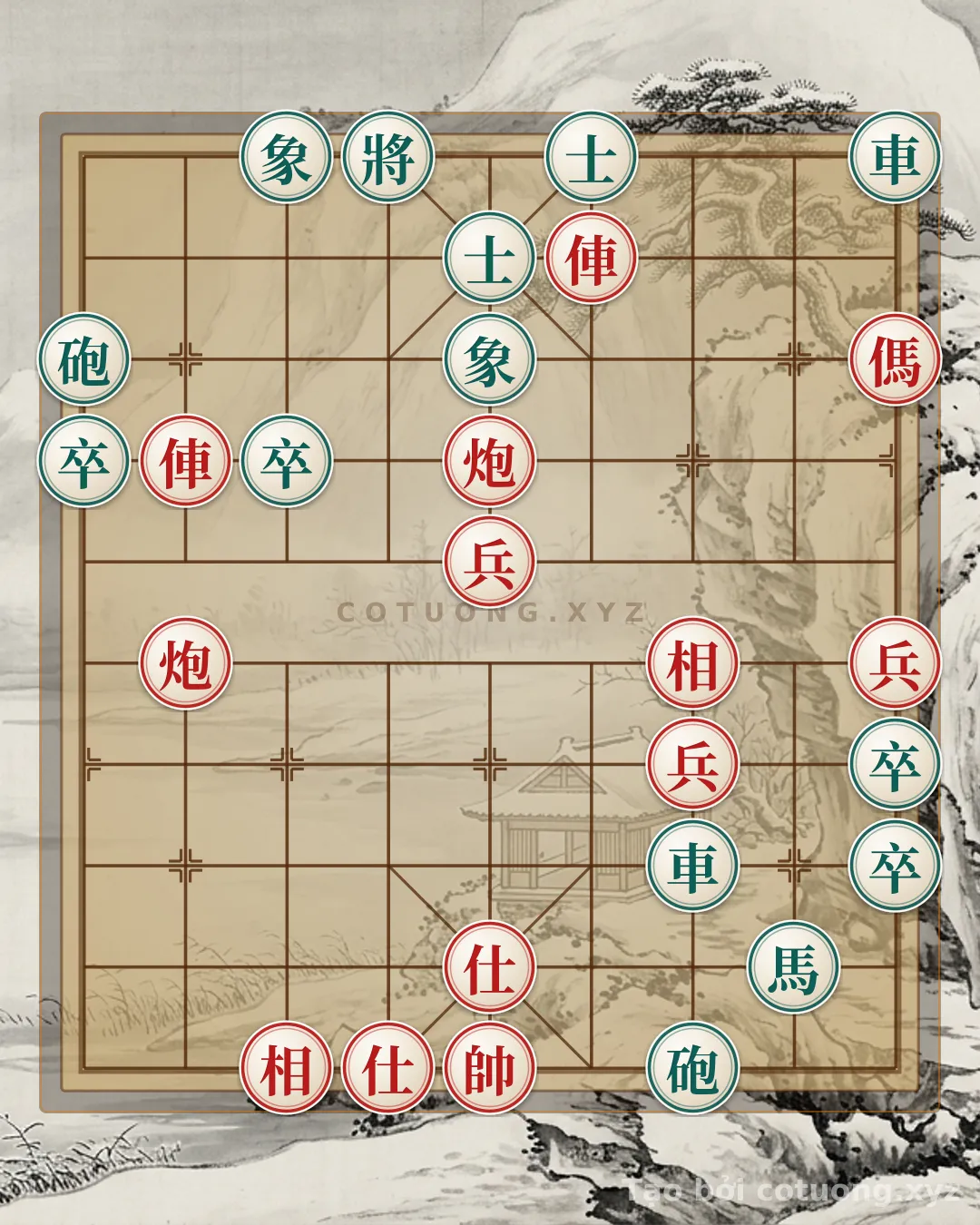 Challenge: The Red General's Secret: Hidden Tactics in Basic Moves - Can you solve it?